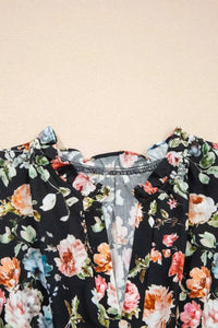 Floral Print Smocked Waist Maxi Dress 100100885551722 78 Affordable Fashion Under $100 Jerry's Apparel 