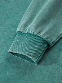 Half Zip Kangaroo Pocket Mineral Wash Baggy Hoodie 100100749285222 73 Affordable Fashion Under $100 Jerry's Apparel 