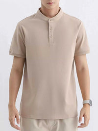 Men's Plus Size Button Detail Short Sleeve T-Shirt 100400919335445 45 Affordable Fashion Under $100 Jerry's Apparel 