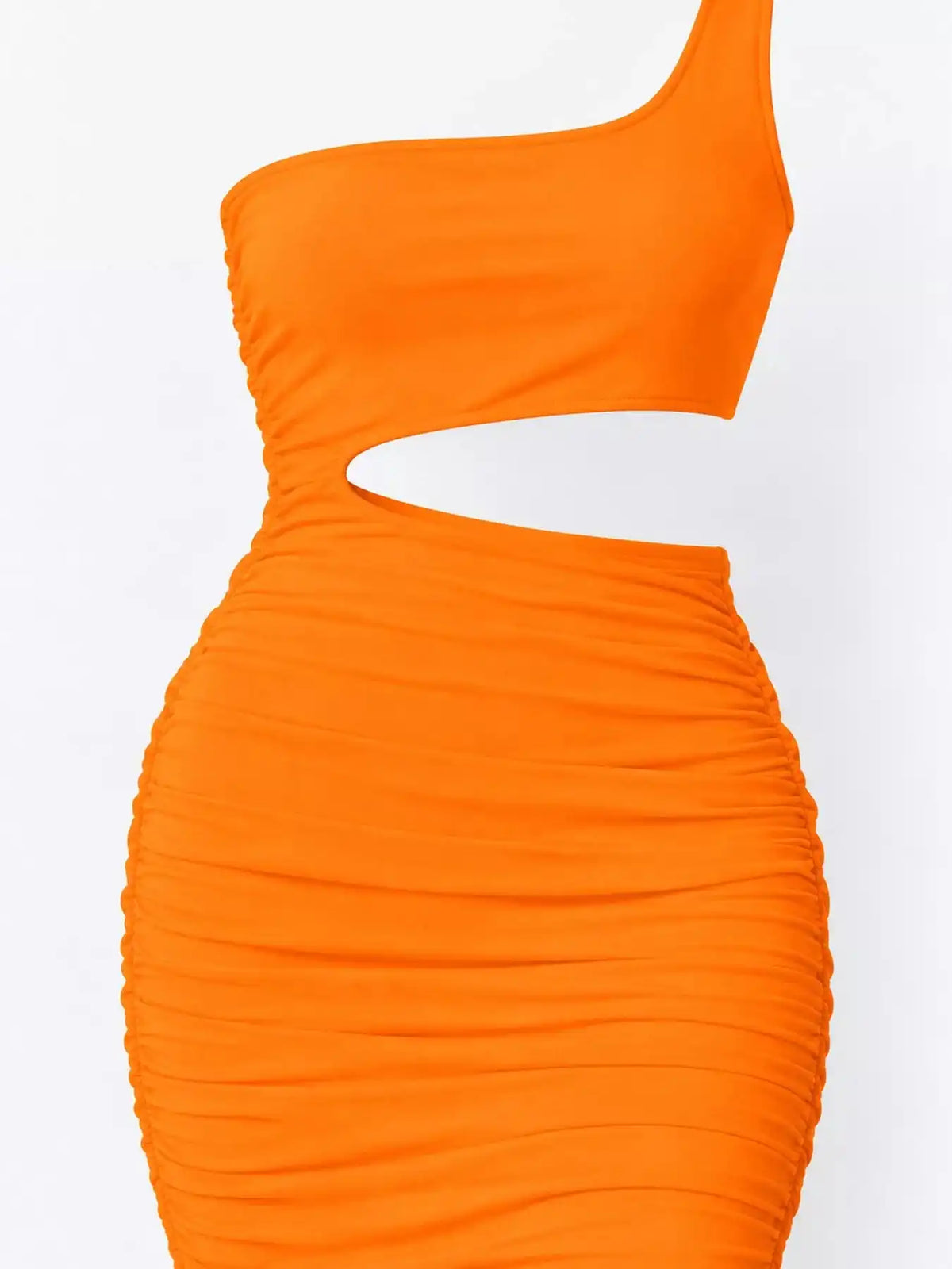 One-Shoulder Cutout Ruched Bodycon Mini Dress 101001098960768 27 Gifts for Her Jerry's Apparel 