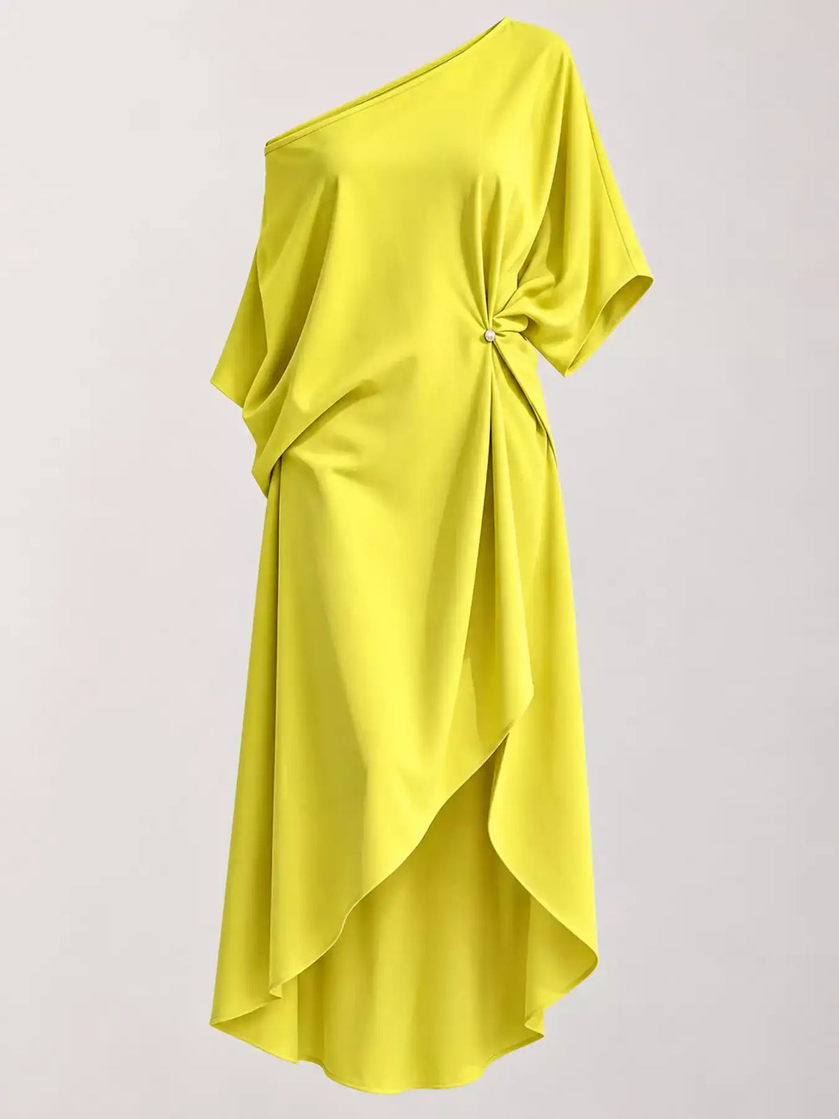 Full Size One-Shoulder Asymmetric Hem Midi Dress Plus Size 101001732260581 53 Gifts for Her Jerry's Apparel 