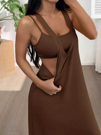 Scoop Neck Cami and Maxi Dress Set 100100537904163 34 Affordable Fashion Under $100 Jerry's Apparel 
