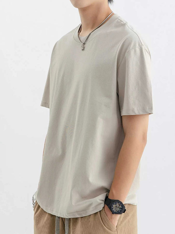 Men's Plus Size Casual Crew Neck T-Shirt 100400581659908 45 Affordable Fashion Under $100 Jerry's Apparel 