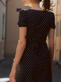 Polka Dot Puff Sleeve Mini Dress 100100739006180 69 Gifts for Her Jerry's Apparel 