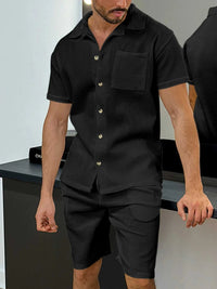 Men's Full Size Button Up Top and Shorts Set Plus Size 100400621550202 46 Affordable Fashion Under $100 Jerry's Apparel 