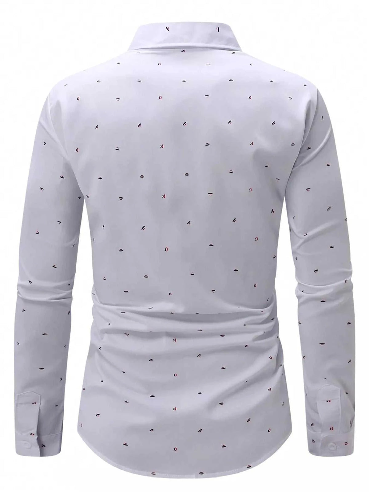 Men's Slim Fit Printed Long Sleeve Shirt 104001451943055 37 Affordable Fashion Under $100 Jerry's Apparel 