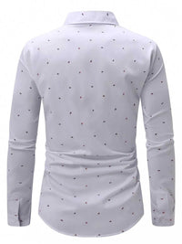 Men's Slim Fit Printed Long Sleeve Shirt 104001451943055 37 Affordable Fashion Under $100 Jerry's Apparel 