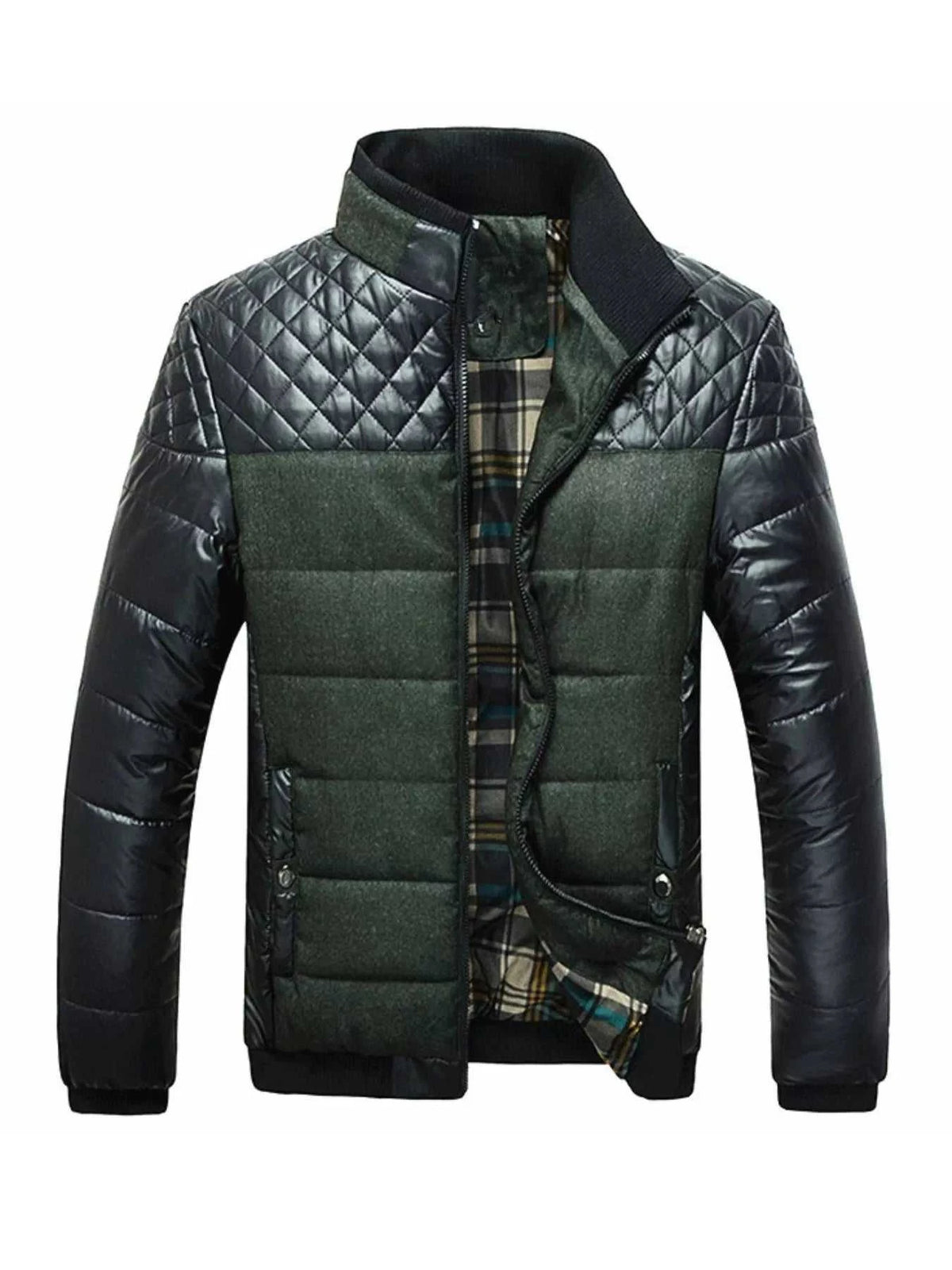 Men's Plus Size Zip Up Puffer Jacket 100400832602184 85 Affordable Fashion Under $100 Jerry's Apparel 