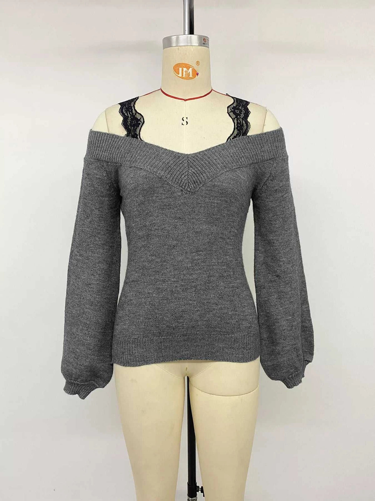 Off-Shoulder Lace Trim Sweater 100100123351801 43 Affordable Fashion Under $100 Jerry's Apparel 