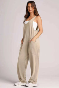 Lovelet Wide Strap Jumpsuit with Pockets 100100197263170 33 Affordable Fashion Under $100 Jerry's Apparel 