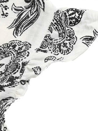 Printed Notched Ruffle Sleeve Maxi Dress 100100793243386 39 Affordable Fashion Under $100 Jerry's Apparel 