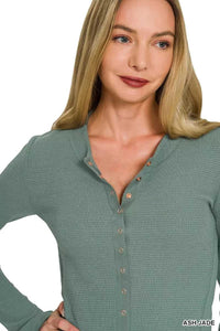 Zenana Double Knit Snap Button Shirts 100100148861032 28 Affordable Fashion Under $100 Jerry's Apparel 