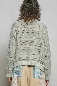 POL Open-Knit Floral Button Cardigan 100100372231681 66 Affordable Fashion Under $100 Jerry's Apparel 