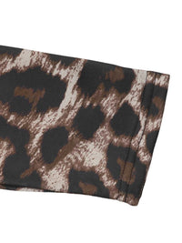 Leopard Print Sleeve Quarter Snap Sweatshirt 100100434021982 36 Affordable Fashion Under $100 Jerry's Apparel 
