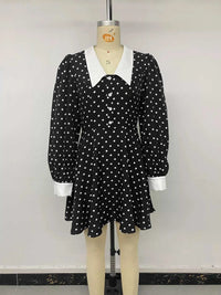 Polka Dot Peter Pan Collar Dress 100100006908393 52 Affordable Fashion Under $100 Jerry's Apparel 