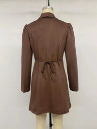 Button-Front Long Sleeve Blazer Dress 101001437295712 46 Affordable Fashion Under $100 Jerry's Apparel 