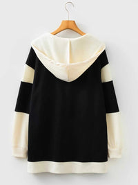 Button-Down Color Block Hoodie 100100751461499 62 Affordable Fashion Under $100 Jerry's Apparel 