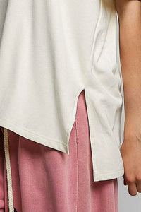 POL American Flag Color Block Side Slit Cotton Top 100100004761742 43 Affordable Fashion Under $100 Jerry's Apparel 