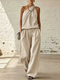 Full Size Sleeveless Top and Wide-Leg Pants Set Plus Size 101001393888731 42 Affordable Fashion Under $100 Jerry's Apparel 
