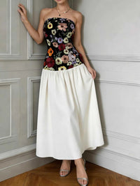 Floral Embroidered Tube Maxi Dress 100100256708656 41 Affordable Fashion Under $100 Jerry's Apparel 