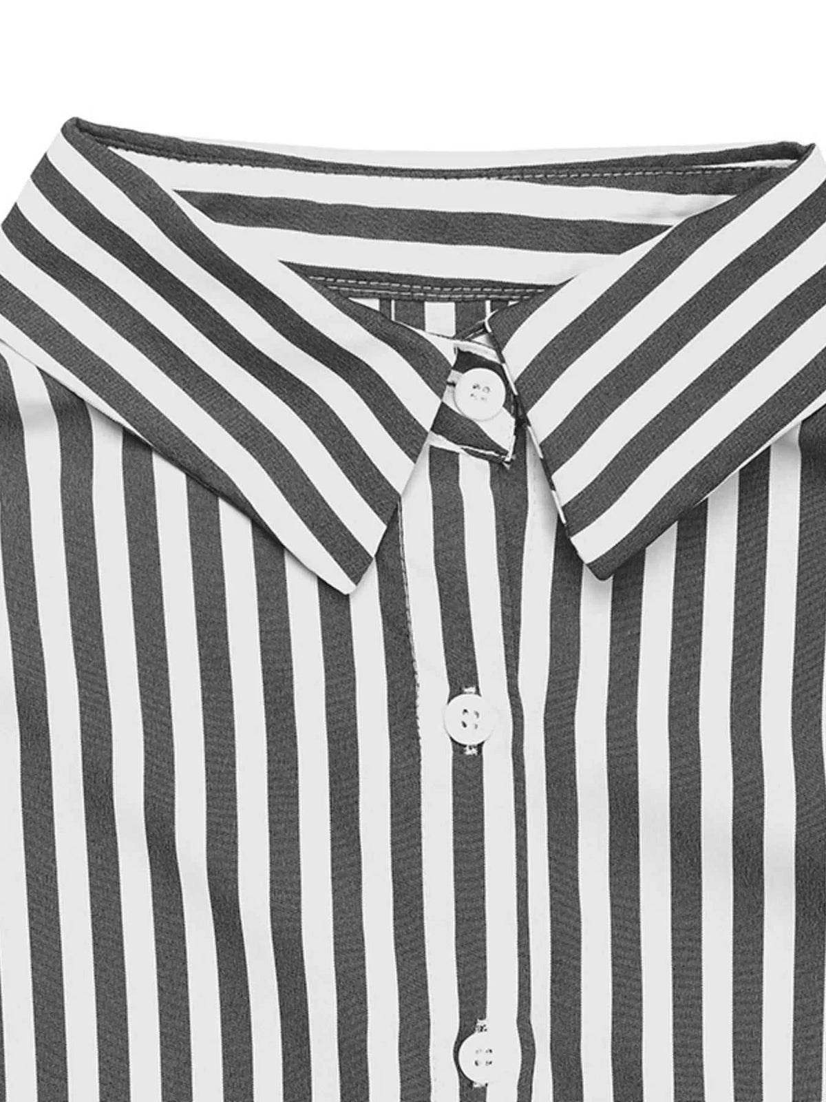 Striped Oversized Button-Up Shirt 100100354131470 50 Affordable Fashion Under $100 Jerry's Apparel 