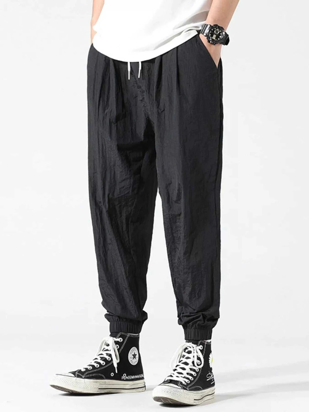 Men's Plus Size Drawstring Loose Fit Joggers 100400455321691 37 Affordable Fashion Under $100 Jerry's Apparel 