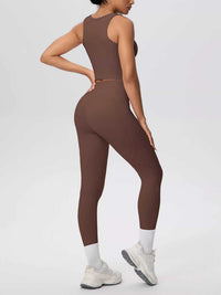 Scoop Neck Tank and High-Waisted Leggings Active Set 101006388543899 85 Affordable Fashion Under $100 Jerry's Apparel 