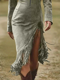 Full Size Fringe Hem Zip Front Bodycon Dress Plus Size 100100995904931 49 Affordable Fashion Under $100 Jerry's Apparel 