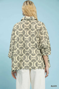 Umgee Printed Button Down Shirt 100100630031788 55 Affordable Fashion Under $100 Jerry's Apparel 