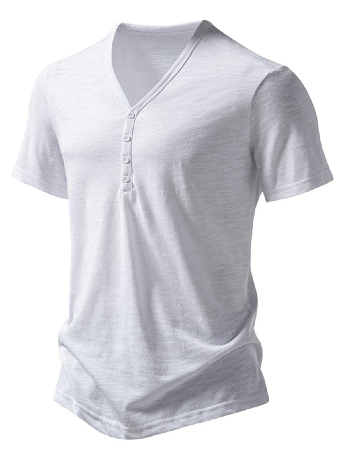 Men's Casual Button Detail T-Shirt 100400483124251 27 Affordable Fashion Under $100 Jerry's Apparel 