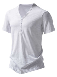 Men's Casual Button Detail T-Shirt 100400483124251 27 Affordable Fashion Under $100 Jerry's Apparel 