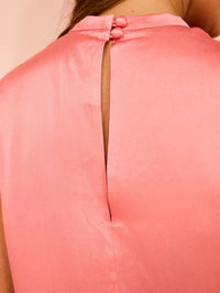 Side Slit Printed Sleeveless Dress