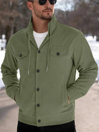 Men's Full Size Casual Corduroy Button-Down Jacket Plus Size 100400685932569 79 Affordable Fashion Under $100 Jerry's Apparel 