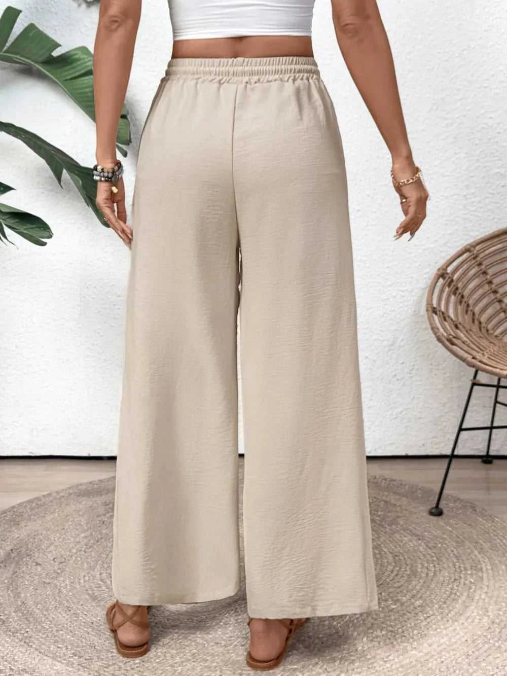 Perfee Drawstring Wide Leg Pants 100100555271238 25 Affordable Fashion Under $100 Jerry's Apparel 