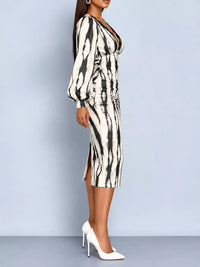 Lace Detail V-Neck Bodycon Midi Dress 101001065320346 41 Affordable Fashion Under $100 Jerry's Apparel 