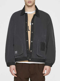 Men's Plus Size Snap Down Long Sleeve Jacket 100400486449495 140 Fashion Forward Plus Size Clothing Jerry's Apparel 