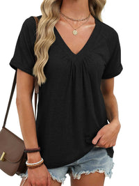 Casual V-Neck Short Sleeve T-Shirt 100100731554922 25 Affordable Fashion Under $100 Jerry's Apparel 