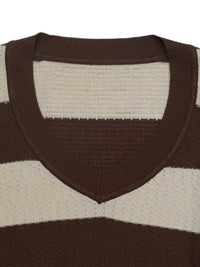 Striped V-Neck Knit Top 100100260743516 41 Affordable Fashion Under $100 Jerry's Apparel 