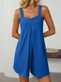 Mandy Sweetheart Neck Wide Strap Romper with Pockets 100100323171551 26 Affordable Fashion Under $100 Jerry's Apparel 