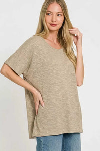 Zenana Oversized Slub Hacci Top 100100753582963 21 Affordable Fashion Under $100 Jerry's Apparel 