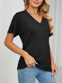 Casual V-Neck Short Sleeve T-Shirt 100100579648227 22 Affordable Fashion Under $100 Jerry's Apparel 