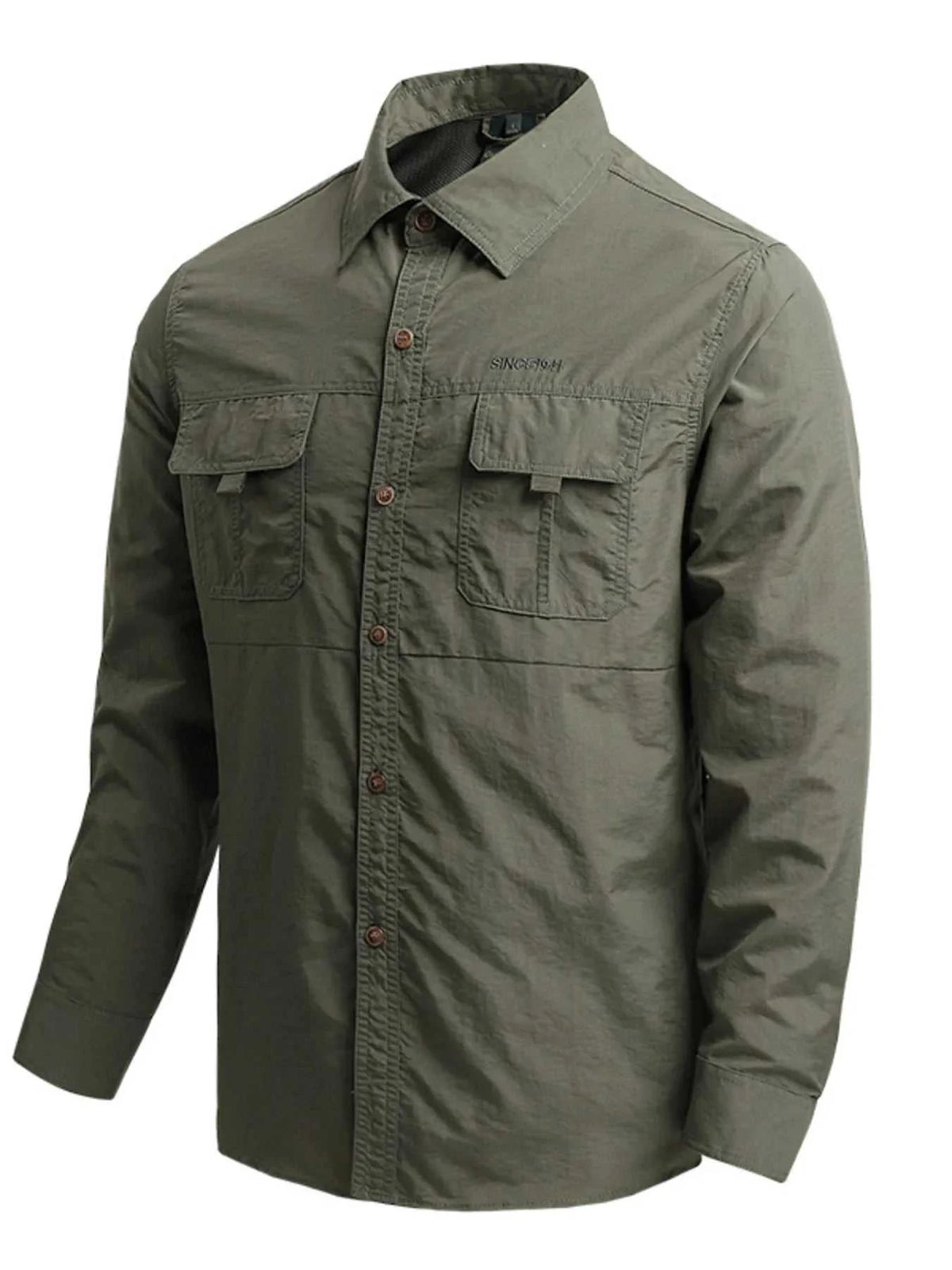 Men's Plus Size Long Sleeve Button-Down Shirt 100400837875467 57 Affordable Fashion Under $100 Jerry's Apparel 