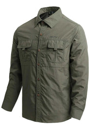 Men's Plus Size Long Sleeve Button-Down Shirt 100400837875467 57 Affordable Fashion Under $100 Jerry's Apparel 