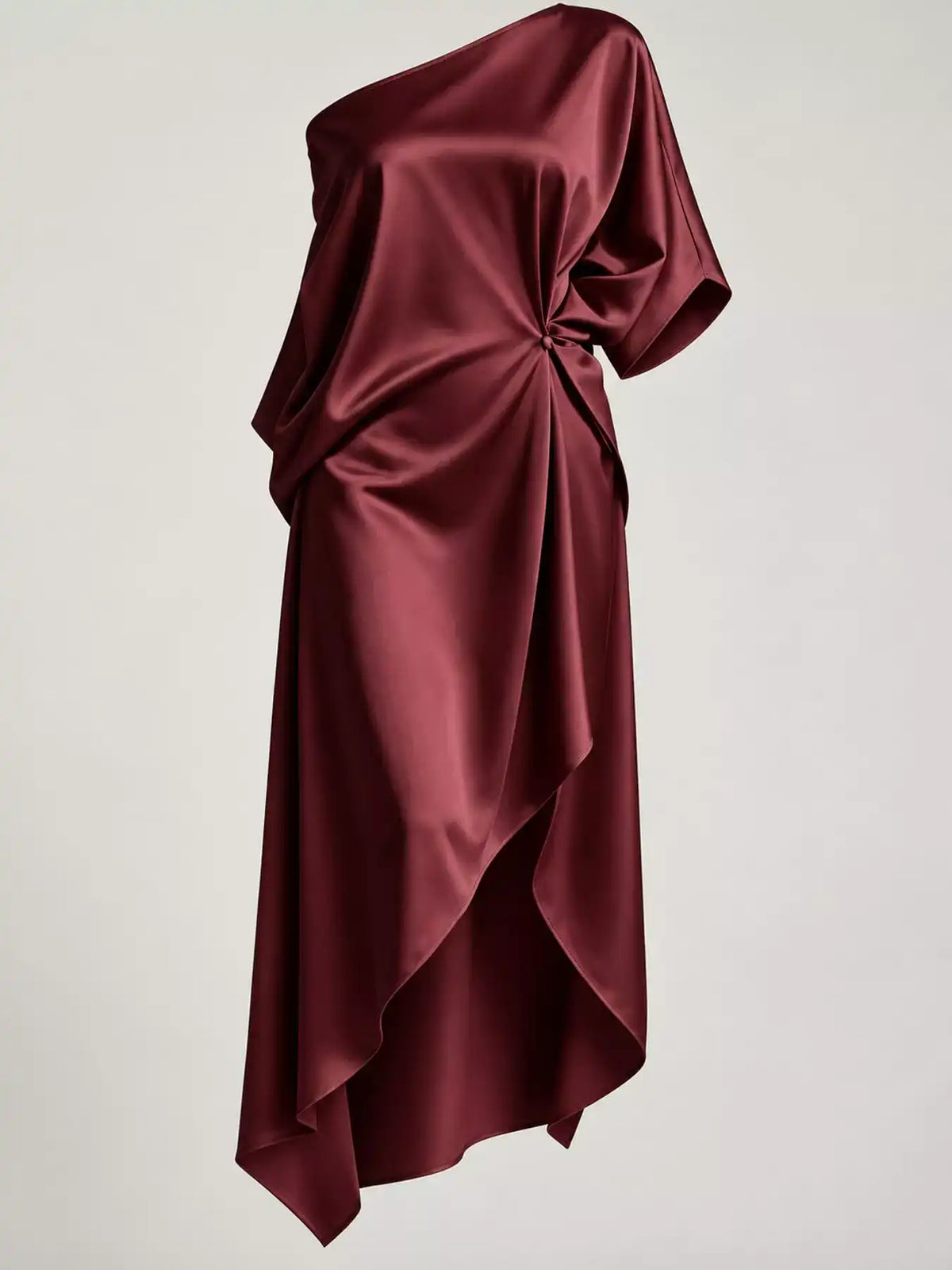 Full Size One-Shoulder Asymmetric Hem Midi Dress Plus Size 101001732260581 53 Gifts for Her Jerry's Apparel 