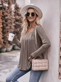 Square Neck Long Sleeve T-Shirt 100100618971989 31 Affordable Fashion Under $100 Jerry's Apparel 