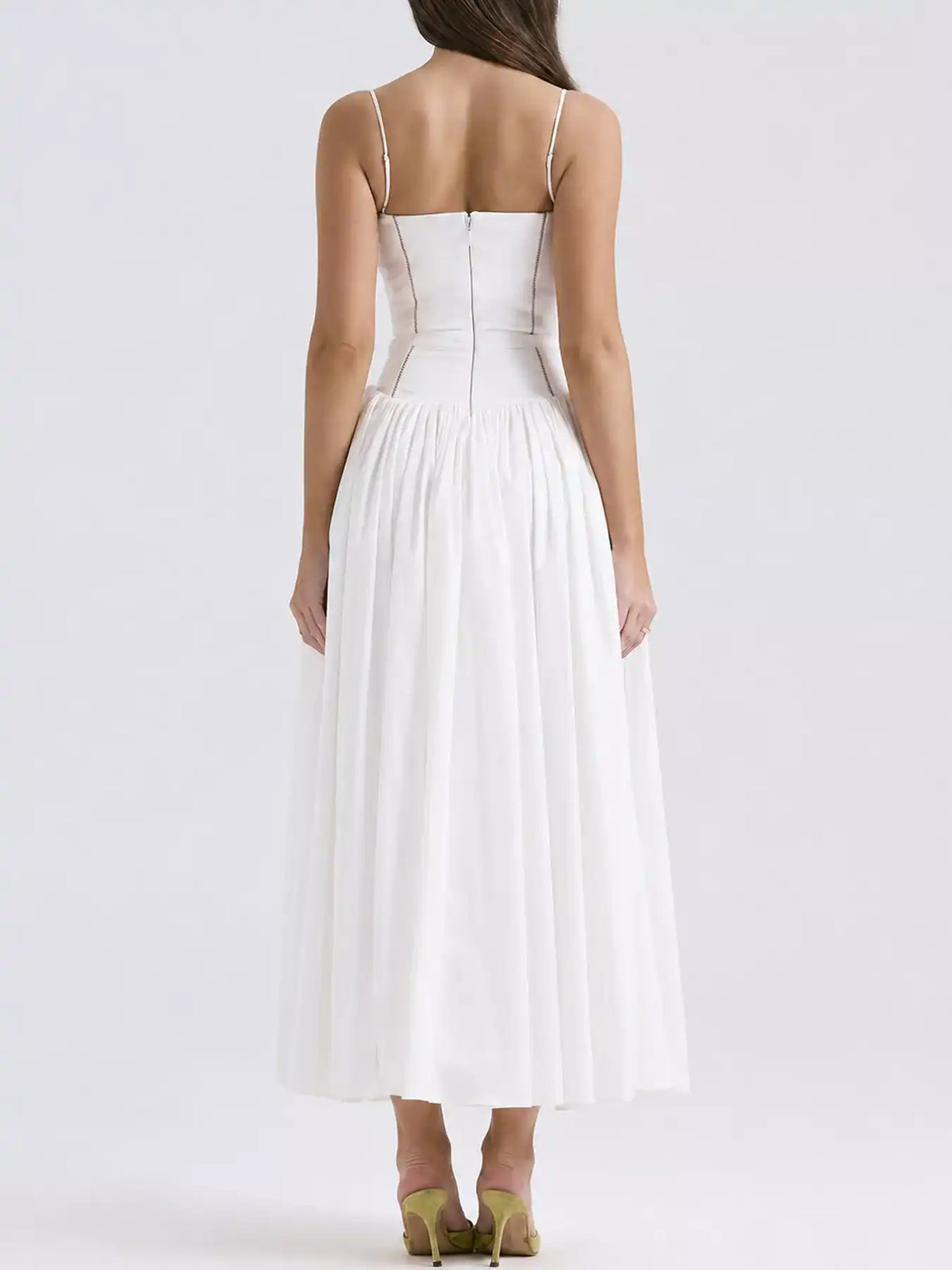 Floral Spaghetti Straps Midi Dress 101001005550846 56 Affordable Fashion Under $100 Jerry's Apparel 
