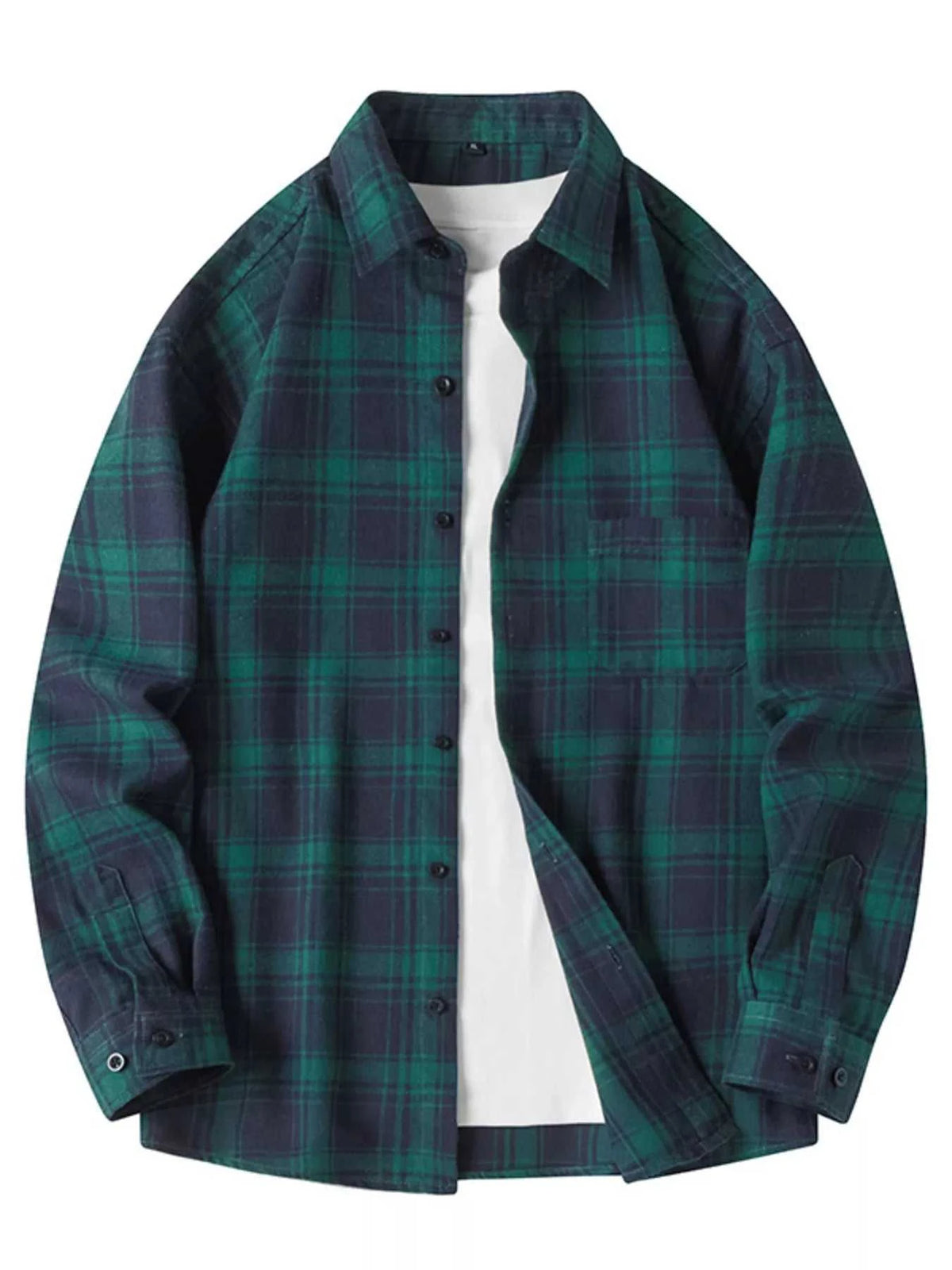 Men's Plus Size Plaid Long Sleeve Shirt 100400570293286 39 Affordable Fashion Under $100 Jerry's Apparel 