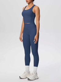 Scoop Neck Tank and High-Waisted Leggings Active Set 101006388543899 85 Affordable Fashion Under $100 Jerry's Apparel 