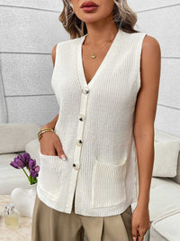 Button-Down Knit Sweater Vest 100100407223326 37 Affordable Fashion Under $100 Jerry's Apparel 