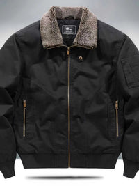 Men's Plus Size Sherpa Lined Zip Up Jacket 100400891583575 134 Fashion Forward Plus Size Clothing Jerry's Apparel 